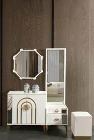 Resim EDSY HOME Safir Boy Aynalı Şifonyer Suntalam 