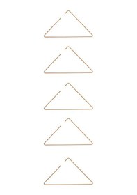 Resim Edora Home 5'li Rose Elbise Askısı Tişört Askısı - Metal Paslanmaz Rose 