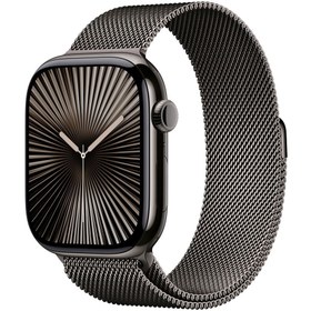 Resim Apple Watch Series 10 GPS + Cellular 46mm Titanium Kasa Akıllı Saat 