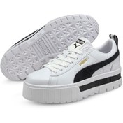 Resim Puma Mayze Lth Wn s Platformlu Sneaker Kadın Günlük Spor Ayakkabı Beyaz 38198301 PUMA