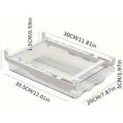 Resim Fochsia 21 Gözlü Şeffaf Plastik Yumurta Saklama Kutusu Üst Üste Konulabilir Buzdolabı Düzenleyici 