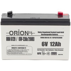 Resim Orion Orn6120 6v 12ah Bakımsız Kuru Akü - 