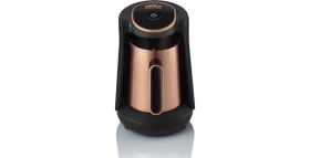 Resim Bakır Türk Kahve Makinesi, Okka Minio Pro OK0010, Şık ve Pratik Kahve Keyfi 