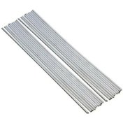 Resim 20 Adet Alüminyum Kaynak Teli - Düşük Sıcaklıkta İşe Yarar - Katı Çekirdek - Sadece Alüminyumla Kaynaklanır - 50cm X 1.6mm 