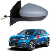 Resim Opel Grandland X 2017 Sonrası Sol Ayna Elektrikli Isıtmalı Astarlı Katlanır Alt Aydınlatmalı 7+2 Pin 