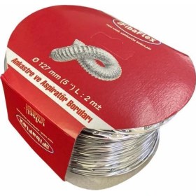 Resim Aspilatör Borusu Telli 127 mm 2 Metre 