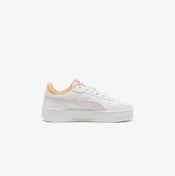 Resim Puma Carina Street Lacey Jr Çocuk Lila/turuncu/beyaz Spor Ayakkabı 