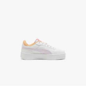 Resim Puma Carina Street Lacey Jr Çocuk Lila/turuncu/beyaz Spor Ayakkabı 