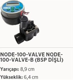 Resim Hunter Node100 Pilli Sulama Kontrol Ünitesi- 1 İstasyonlu Vanali 