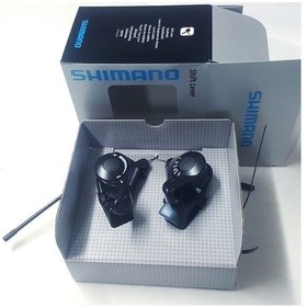 Resim Bisiklet Fites Vites Kolu İtmeli+tuşlu 6lı Shimano Shimano Siyah 