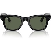 Resim Ray-Ban Meta Wayfarer Akıllı Gözlük Parlak Siyah G15 Yeşil RW4008 