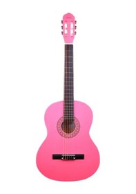 Resim Eğitimlik Öğrenci için Klasik Gitar Tam Boy 4/4 Pembe 