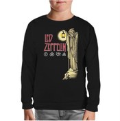 Resim Led Zeppelin - Stairway To Heaven Siyah Çocuk Sweatshirt 