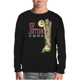 Resim Led Zeppelin - Stairway To Heaven Siyah Çocuk Sweatshirt 