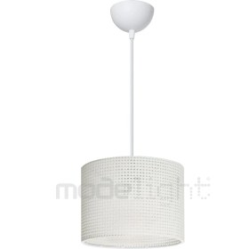 Resim Tekno Trust E27 Nora Sarkıt 22lik Beyaz Hasır Desen Salon-Oturma-Çocuk-Yemek-Yatak Odası--Antre-Mutfak 22 X 60 