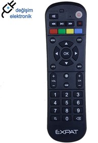 Resim wiisat Expat Z2020 Android Box Orjinal Kumandası 