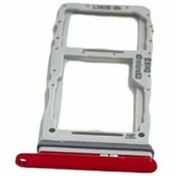 Resim Samsung S20 Ultra (SM-G988) Uyumlu Sim Tepsisi Sim Kart Yuvasi Kırmızı 