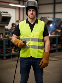 Resim PayBuy Fosforlu Reflektörlü Güvenlik Yeleği Galanthus vıs Yelek İş Güvenliği 