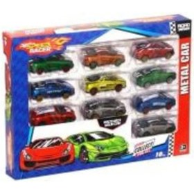 Resim Matmel 10 Adet Metal Araba Mini Boy Koleksiyonluk ve Eğlenceli Oyuncak Seti 