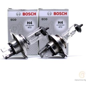 Resim Bosch H4 Far Ampülü 12V 60 55W Tırnaklı Tip 1987302803 - 2 Adet 