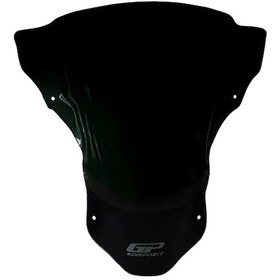 Resim GP Kompozit BMW S 1000 RR 2019-2023 Uyumlu Baskılı Ön Cam Siyah 43 cm 