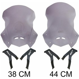 Resim GP Kompozit Honda CRF250L / CRF300L 2023-2024 Uyumlu Ön Cam Füme 44 cm 