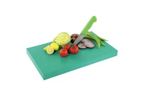 Resim Feyza Design Yeşil Polietilen Kesme Tahtası 25X40X2CM, Kasap ve Şarküteri Levhası 