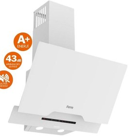 Resim Ferre Fryart Lumino Vitroseramik XE64CB - MS261 - D064-SA Elektrikli Beyaz Ankastre Set 