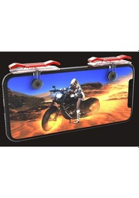 Resim Tüm Telefonlar Için Oyun Adaptörü Pubg Ateş Tetik Düğmesi - Metal 