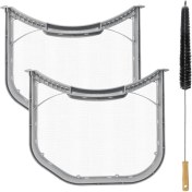 Resim Ipoearthu Lg/kenmore/kenmore Elite Kurutma Makinesi Tüy Filtresi Için 2'li Paket ADQ56656401 Temizleyici Fırçalı Kurutma Makinesi Tüy Filtresi Yedeği (Yurt Dışından) 