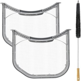 Resim Ipoearthu Lg/kenmore/kenmore Elite Kurutma Makinesi Tüy Filtresi Için 2'li Paket ADQ56656401 Temizleyici Fırçalı Kurutma Makinesi Tüy Filtresi Yedeği (Yurt Dışından) 