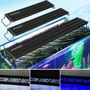 Resim USB Akvaryum LED Su Bitkisi Lambası, Ayarlanabilir Parlaklık, Karartma ve Zamanlayıcılı. Tatlı su ya da tuzlu balık tankları için kolay kurulum standı ile uygun. Çeşitli akvaryum modellerine özel, Tuzlu Su Akvaryumu,Tatlı Su Akvaryumu,Minimalist Kurulum,Modern Akvaryum Işığı,Dayanıklı LED,Enerji tasarruflu ışık,Tam Spektrum Lamba,Ayarlanabilir Işık,Balık Tutanlar 