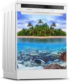 Resim Dekoratif Bulaşık Makinesi Kapak Sticker 0179 