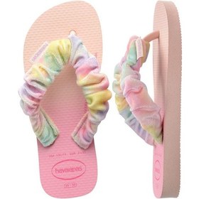 Resim Kids Fluffy Plaj Terliği 4149941-7213 Pembe 