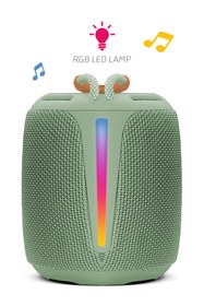 Resim Powerway Bold Mor Taşınabilir Ses Bombası Kablosuz Bluetooth Hoparlör Speaker Yüksek Sesli TWS 