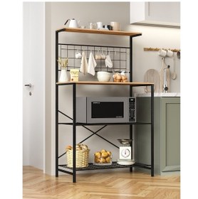 Resim Çok Amaçlı Dolap Mutfak Rafı Bango Masa Çam 1433 