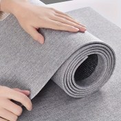 Resim 1 Rulo DIY 3D Retro Yapıştır & Çıkar Duvardan - Dokulu Keten Tasarım, Su Geçirmez Nem Dirençli, Kalın ve Dayanıklı Kumaş Banyo, Yatak Odası, TV Arka Plan Duvarları için, 64.77x279.91 cm Ev Dekoru, Banyo Dekorasyonu, Kolay Kaplama, Vintage Estetik, Kendinden Yapışkanlı Kumaş 