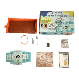Resim Foldscope Cep Mikroskobu Gezgin Seti 