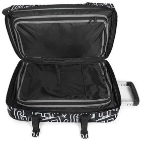 Resim Eastpak Transit'r S Kabin Boy Çekçekli Tekerlekli Valiz 2o0 Siyah - Beyaz 