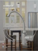 Resim KEVSER SU ARMATÜRLERİ Mutfak&lavabo Lüx Delta Kuğ Kanca Boru 