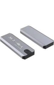 Resim Apera CR34 10 Gbps Harddisk Kutusu Nvme M.2 SSD Pcı-E Otg Çevirici Adaptör USB 3.1 Type-C Gen2 