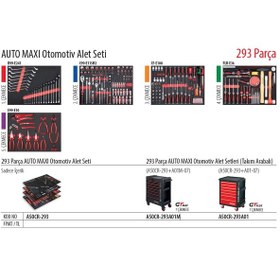 Resim Ceta Form A50cr-293a01m 293 Parça Auto Maxı Otomotiv Alet Seti 