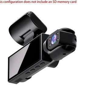 Resim Chuangyinshop Çift Lensli 64gb Hafıza Kartlı 1080p Araç Kamerası 3.16 Ekran 