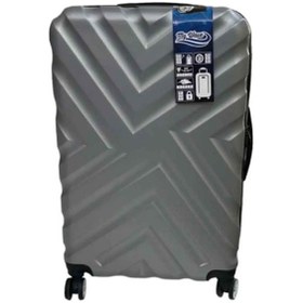 Resim Cakgo 031-26 Plastik Orta Boy Valiz Antrasit 