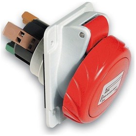 Resim Schneider 5x16A Eğik Makine Prizi Hızlı Bağlantılı 380 Volt Trifa 