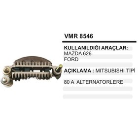 Resim Diot Tablasi Mazda 626 Ford 85Mm Cap 5Mm Civatali 504630544 