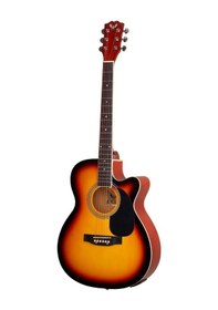 Resim Angel Afg100ce-sb Elektro Akustik Gitar - Sunburst Başlangıç/orta - Cutaway Kesik Kasa Tasarımı, Dahili Ekolayzer Ve Preamp Sistemi, Ihlamur Ağacı Gövde Ölçüler: 41 İnç Standart Kasa 