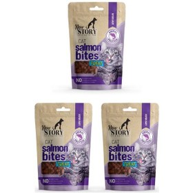 Resim Cat Solmon Bites 3x60gr. Somonlu, Kedi Ödül Maması 