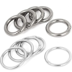 Resim Tialating Bradoo- 10 Adet Paslanmaz Çelik Dokuma Çemberleme Kaynaklı O Ringler - 5 Adet 30MM x 3mm ve 5 Adet 20MM x 3mm (Yurt Dışından) 