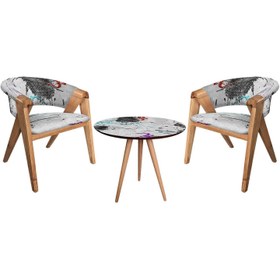 Resim Kayra Fiskos Set | Çay Seti | Rehome - Açık Gri 